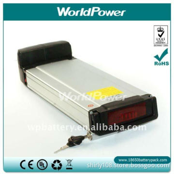 Panasonic electric bike battery 24V 9ah rear rack style